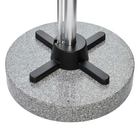 Sonnenschirmst�nder �LIRO Midi 70S� Granitschirmfu� hell, flexible Klemmung